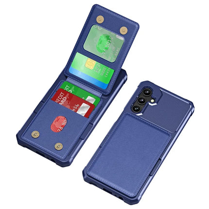 For Samsung Galaxy A16 5G Case Card Slot Kickstand PU+TPU Phone Cover