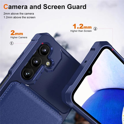 For Samsung Galaxy A16 5G Case Card Slot Kickstand PU+TPU Phone Cover