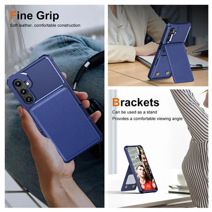 For Samsung Galaxy A16 5G Case Card Slot Kickstand PU+TPU Phone Cover