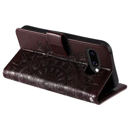 For Google Pixel 9a Case Imprinted Totem PU Leather Wallet Stand Phone Cover