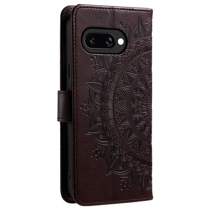 For Google Pixel 9a Case Imprinted Totem PU Leather Wallet Stand Phone Cover
