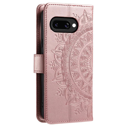 For Google Pixel 9a Case Imprinted Totem PU Leather Wallet Stand Phone Cover