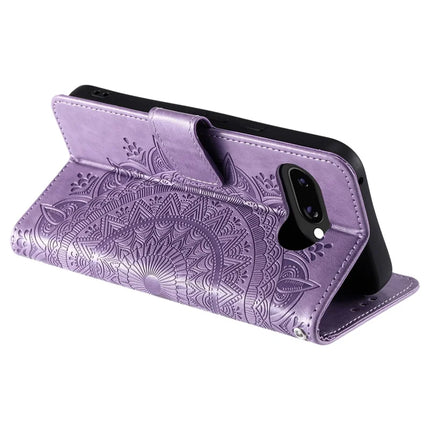 For Google Pixel 9a Case Imprinted Totem PU Leather Wallet Stand Phone Cover
