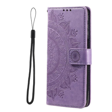 For Google Pixel 9a Case Imprinted Totem PU Leather Wallet Stand Phone Cover