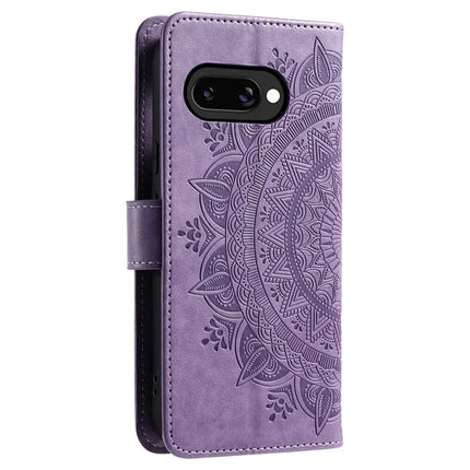 For Google Pixel 9a Case Imprinted Totem PU Leather Wallet Stand Phone Cover
