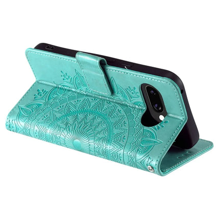 For Google Pixel 9a Case Imprinted Totem PU Leather Wallet Stand Phone Cover