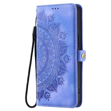 Style 016 For Google Pixel 9a Case Skin Feel Totem Imprinted Wallet Leather Phone Cover