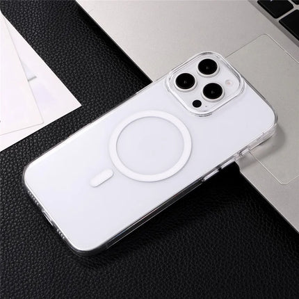 For iPhone 16 Pro Max Magnetic Case Compatible with MagSafe 1.0mm Ultra Thin PC Back Cover