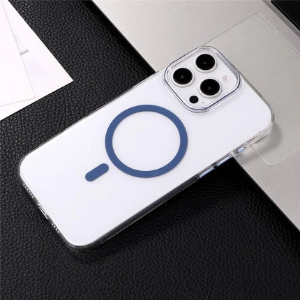 For iPhone 16 Pro Max Magnetic Case Compatible with MagSafe 1.0mm Ultra Thin PC Back Cover