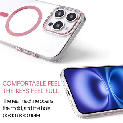 For iPhone 16 Pro Max Magnetic Case Compatible with MagSafe 1.0mm Ultra Thin PC Back Cover