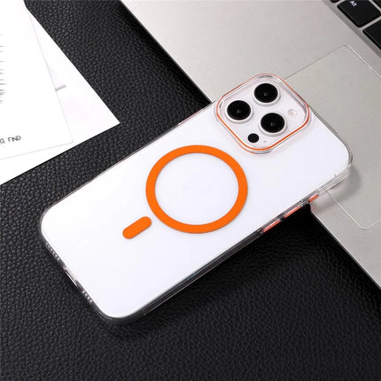For iPhone 16 Pro Max Magnetic Case Compatible with MagSafe 1.0mm Ultra Thin PC Back Cover