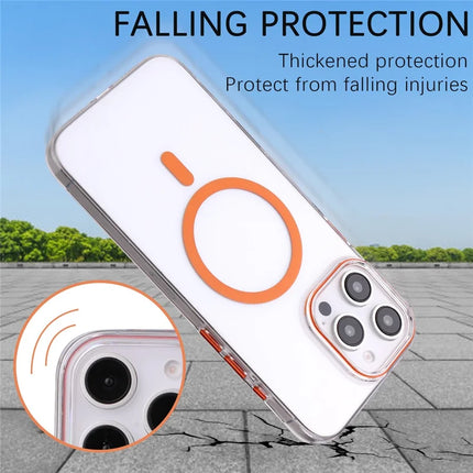 For iPhone 16 Pro Max Magnetic Case Compatible with MagSafe 1.0mm Ultra Thin PC Back Cover