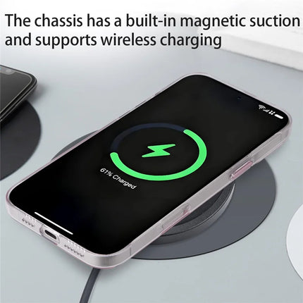 For iPhone 16 Pro Max Magnetic Case Compatible with MagSafe 1.0mm Ultra Thin PC Back Cover
