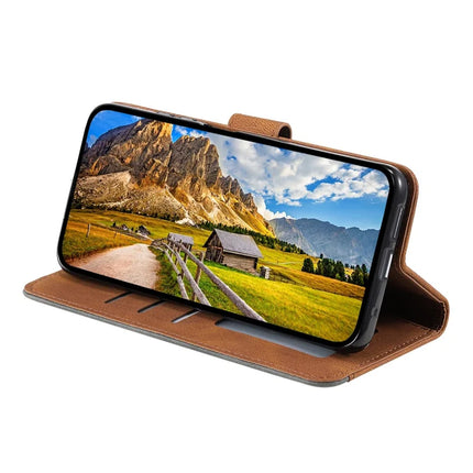 For Google Pixel 9a Leather Case Splicing Stitching Wallet Stand Phone Cover with Strap