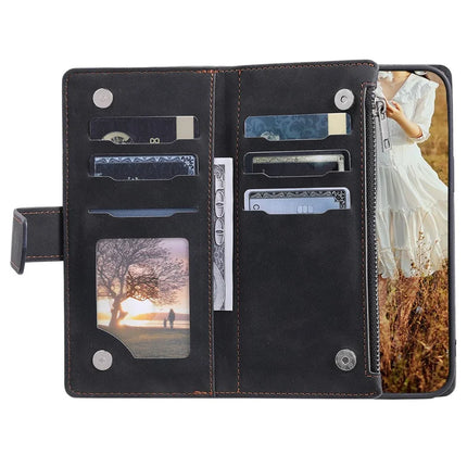 Style 005 For Google Pixel 9a Wallet Case Rhombus Stitching Line PU Leather Phone Cover