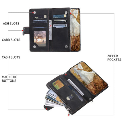 Style 005 For Google Pixel 9a Wallet Case Rhombus Stitching Line PU Leather Phone Cover