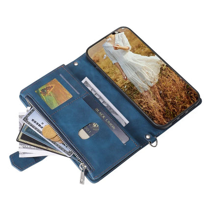 Style 005 For Google Pixel 9a Wallet Case Rhombus Stitching Line PU Leather Phone Cover