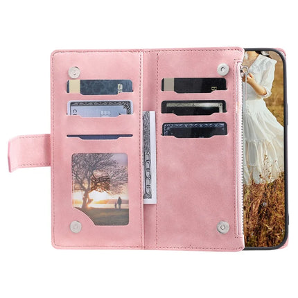 Style 005 For Google Pixel 9a Wallet Case Rhombus Stitching Line PU Leather Phone Cover