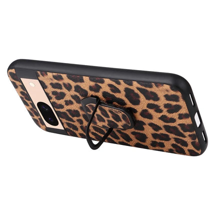 For Google Pixel 8a Case Kickstand Leather+TPU+PC Phone Back Cover