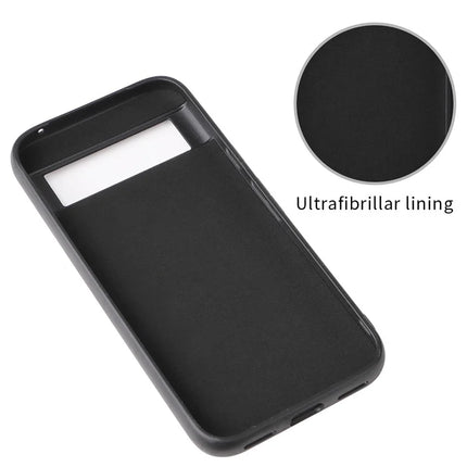 For Google Pixel 8a Case Kickstand Leather+TPU+PC Phone Back Cover