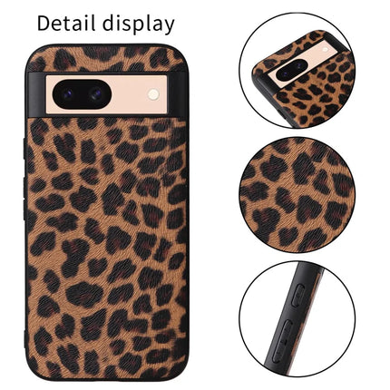 For Google Pixel 8a Case PU Leather+TPU+PC Phone Back Cover