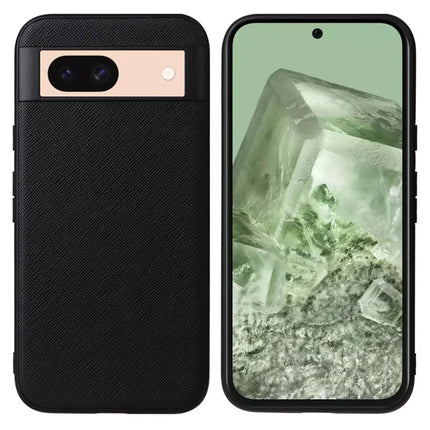 For Google Pixel 8a Case PU Leather+TPU+PC Phone Back Cover - Cross Texture