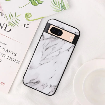 For Google Pixel 8a Case PU Leather+TPU+PC Phone Back Cover