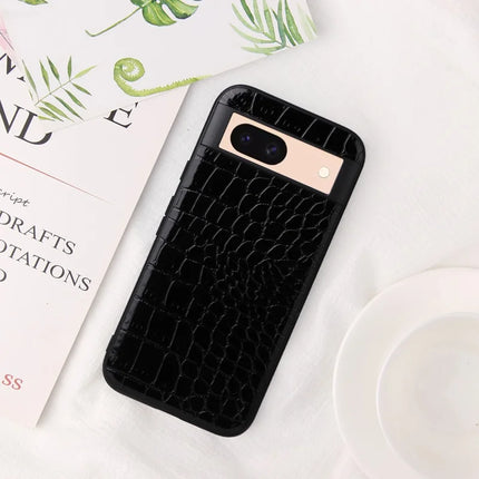 For Google Pixel 8a Case PU Leather+TPU+PC Phone Back Cover