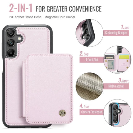 JEEHOOD J05 For Samsung Galaxy A16 5G Case Leather Mobile Cover with Detachable Magnetic Card Bag