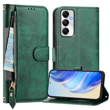 For Samsung Galaxy A05s 4G Case Zipper Pocket Multiple Card Slots Leather Phone Cover