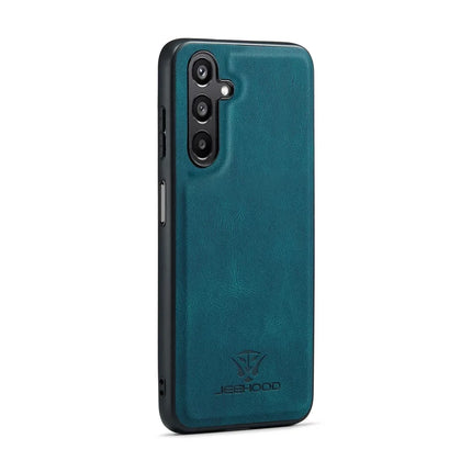 For Samsung Galaxy A16 5G Case JEEHOOD J01 Retro Leather Phone Back Cover with Detachable Magnetic Card Holder
