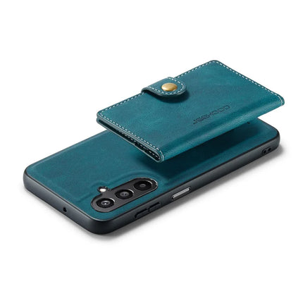 For Samsung Galaxy A16 5G Case JEEHOOD J01 Retro Leather Phone Back Cover with Detachable Magnetic Card Holder
