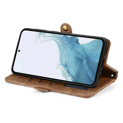 For Samsung Galaxy A56 5G Case Zipper Wallet Geometry Lines Leather Phone Cover