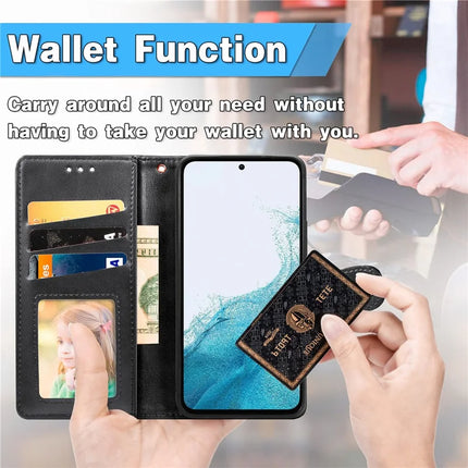 For Samsung Galaxy A36 5G / A56 5G Case Leather Phone Case Wallet Stand Cover with Wrist Strap