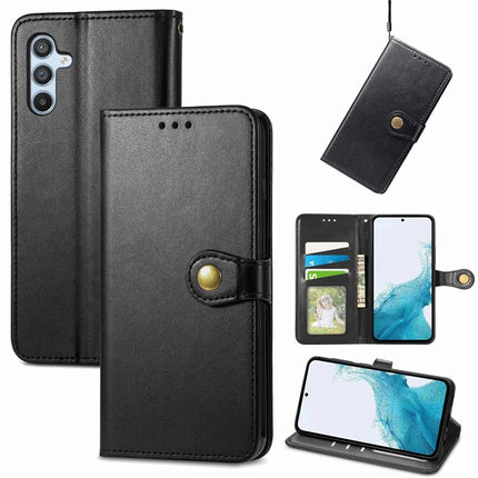 For Samsung Galaxy A36 5G / A56 5G Case Leather Phone Case Wallet Stand Cover with Wrist Strap