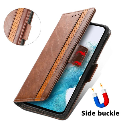 CASENEO 002 Series For Samsung Galaxy A36 5G / A56 5G Case Stand Wallet Splicing PU Leather Cover