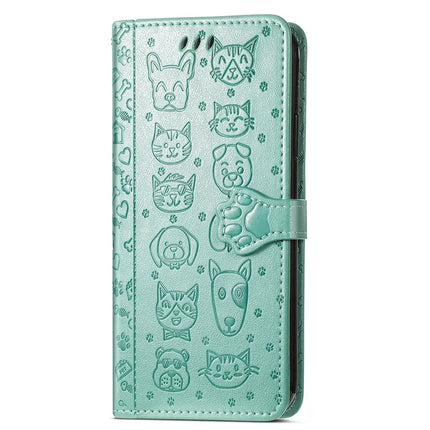 For Samsung Galaxy A56 5G Case Leather Wallet Flip Phone Cover Cute Cat Dog Pattern