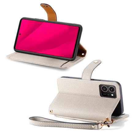 For HMD Skyline Case RFID Blocking Zipper Pocket Leather Wallet Phone Cover