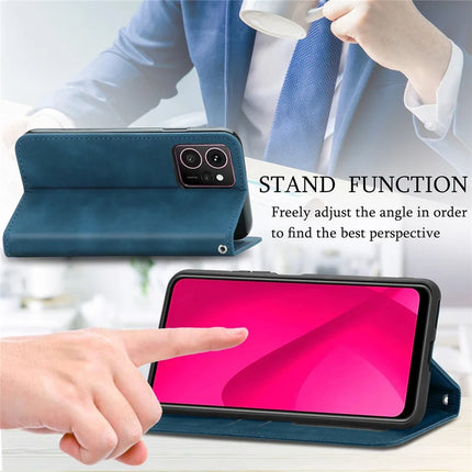 For HMD Skyline Case Skin Touch Feeling Leather Card Holder Phone Cover Magnetic Absorption