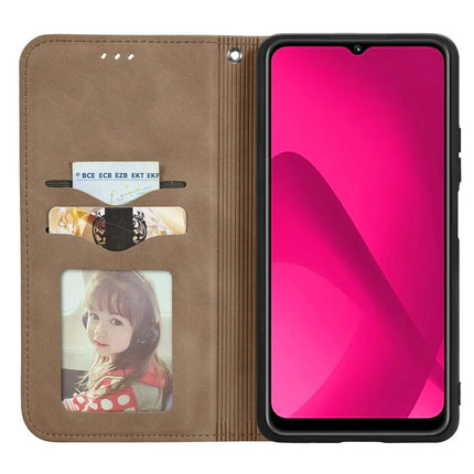 For HMD Skyline Case Skin Touch Feeling Leather Card Holder Phone Cover Magnetic Absorption