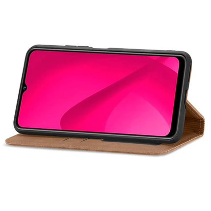 For HMD Skyline Case Skin Touch Feeling Leather Card Holder Phone Cover Magnetic Absorption