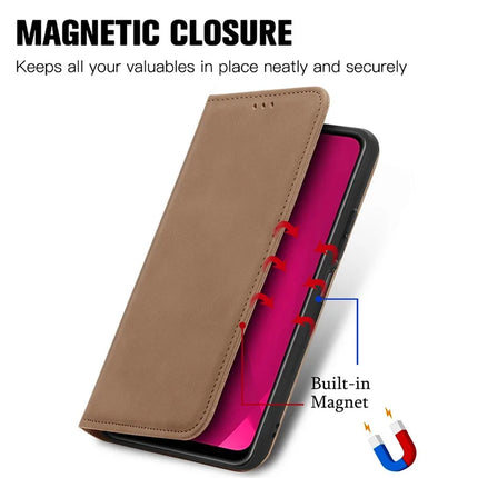 For HMD Skyline Case Skin Touch Feeling Leather Card Holder Phone Cover Magnetic Absorption