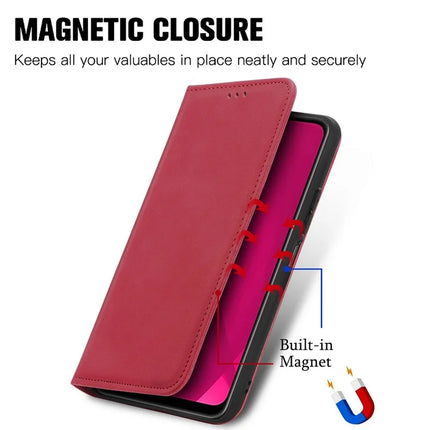 For HMD Skyline Case Skin Touch Feeling Leather Card Holder Phone Cover Magnetic Absorption