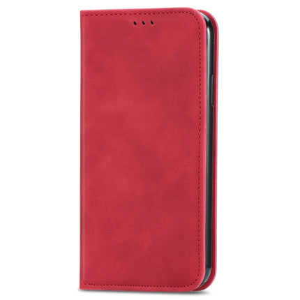 For HMD Skyline Case Skin Touch Feeling Leather Card Holder Phone Cover Magnetic Absorption