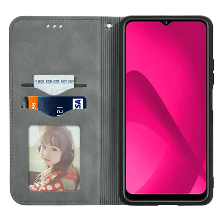 For HMD Skyline Case Skin Touch Feeling Leather Card Holder Phone Cover Magnetic Absorption