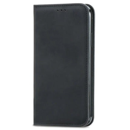 For HMD Skyline Case Skin Touch Feeling Leather Card Holder Phone Cover Magnetic Absorption