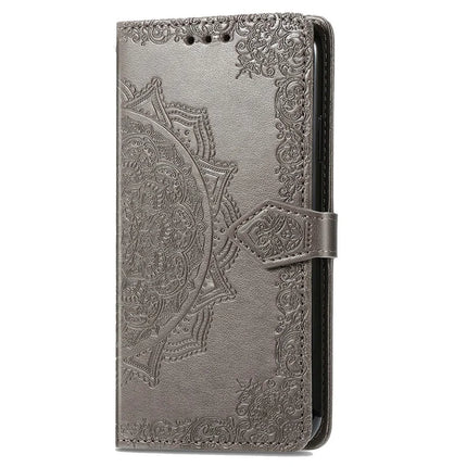 For HMD Skyline Wallet Case Mandala Flower Leather Phone Cover Stand View