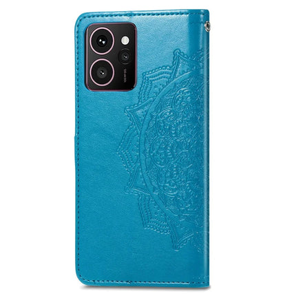 For HMD Skyline Wallet Case Mandala Flower Leather Phone Cover Stand View