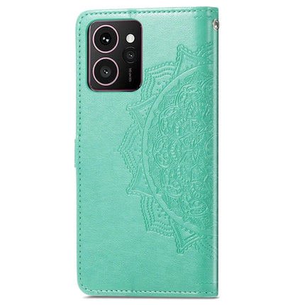For HMD Skyline Wallet Case Mandala Flower Leather Phone Cover Stand View