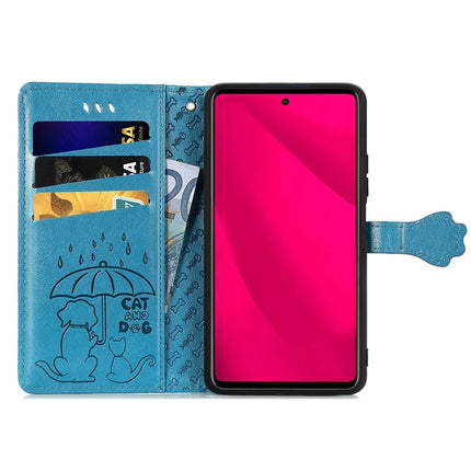 For HMD Skyline Case Leather Wallet Flip Phone Cover Cute Cat Dog Pattern